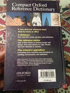 Compact Oxford Reference Dictionary