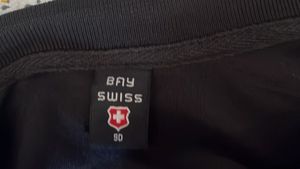 Swiss Black Track Jacket