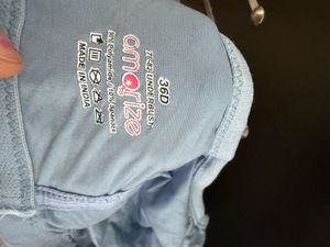 full coverage Comfortable Light Blue Bra