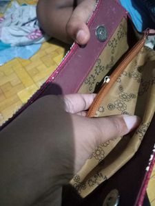Elegant Maroon Clutch
