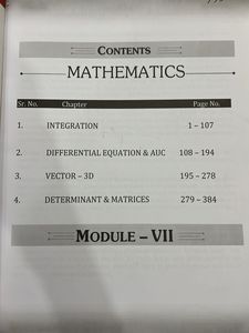 PACE Maths CALCULUS Modules JEE
