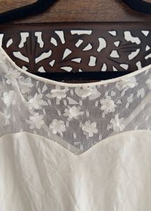 Forever New Lace Combination Beaded Bodysuit