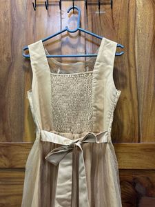 Stunning Gold Embellished Evening Gown