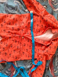 Urgent Sell Boys Orange Patterned Blazer