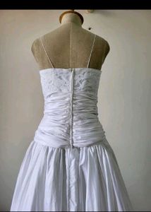 Elegant White Bridal Gown