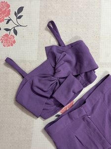 Purple Co Ord Set