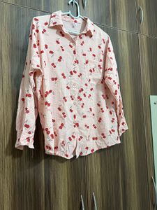 Cherry Print Shirt