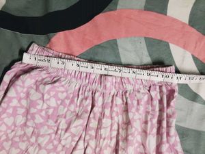 Cute Pink Heart Pajama Pants