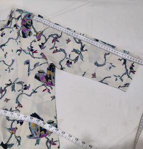 Printed Beige Top