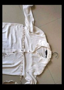 Classic White Button-Up Shirt