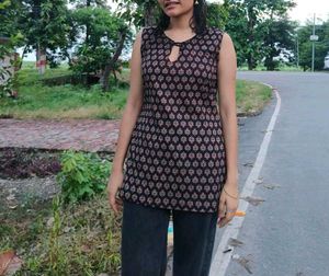 cut sleeve short kurti