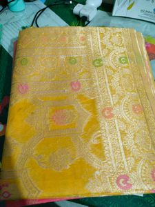 New Banarasi Soft Cotton Linen Saree