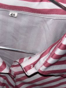 Chic Striped Bell Sleeve Top