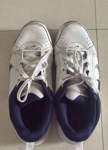 MEN Nike White Blue Running Shoes