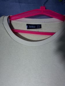 Light Yellow Crewneck Sweatshirt
