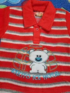 Red Baby Clothes Set