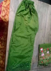 Green Embroidered Kurta