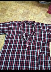 Warm Plaid Nightgown