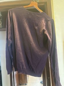 Purple Decathlon V-Neck Sweater