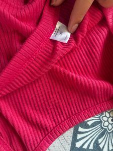 hot pink blouse top