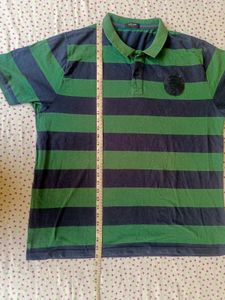 Men's Striped Polo T-Shirt
