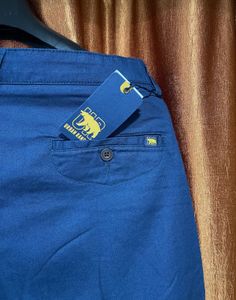 New Urban Ranger by Pantaloons Navy Blue Trousers
