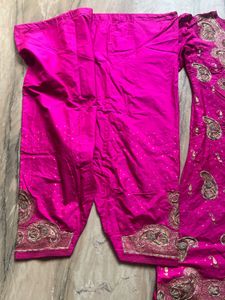 Diwali Sale 🔥 Pink Embroidered Anarkali Suit