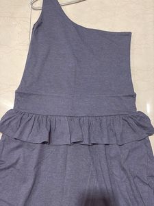 One Shoulder Ruffle Dress