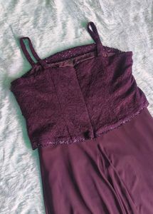 Sparkling Purple Gown