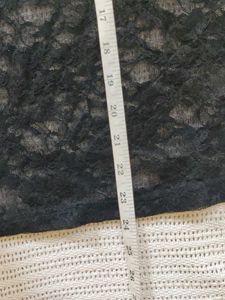 Shein Sheer Lace Black Mini Dress