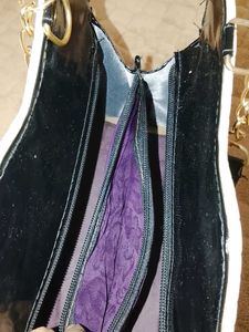 Chic Snakeskin Print Handbag
