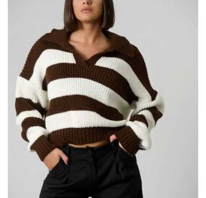 Striped Knit Sweater