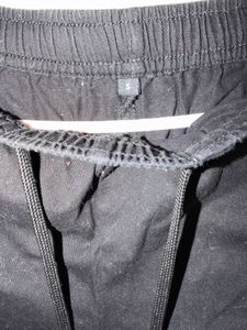 Black Drawstring Shorts