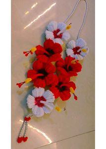Beautiful Hibiscus Flower Haar 🌺 (जास्वंद)