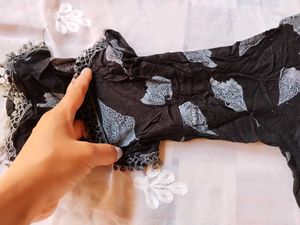 Black colour women top. style for college gir