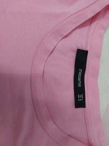 madame Pink Graphic cropped top