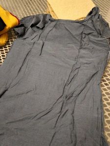 Embroidered Grey Kurti