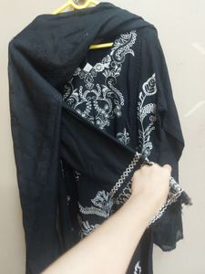 Elegant Black Embroiderd suit