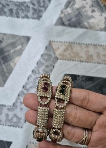 Stunning CZ Studded Bangles