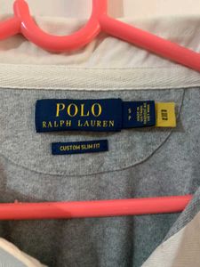 Orignal ralph lauren Men's Grey Long Sleeve Polo