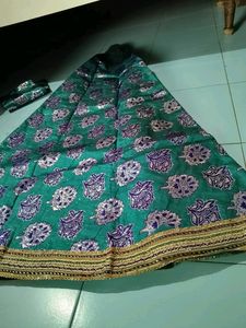 Semi Stitched Lehnga With Blouse