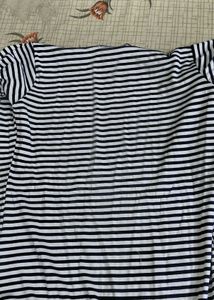 Striped shurg with White Top