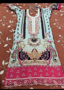 daily wear embroidery cotton suit set