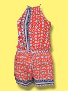Bohemian Halter Neck Romper