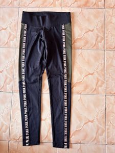victoria’s secret Pink Leggings with Side Logo Det