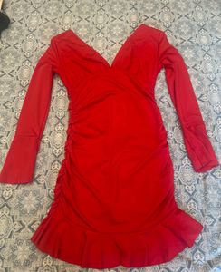 Bell Sleeve Mini Dress