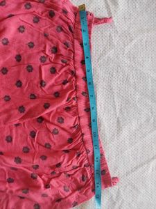 Pink Floral Print cotton lower
