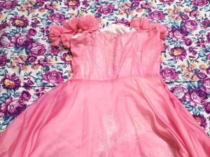 Chic Pink Floral Dress