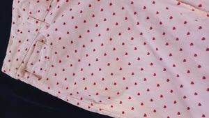 Heart Print Capri Pants