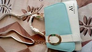 Stylish Two-Tone Crossbody Bag